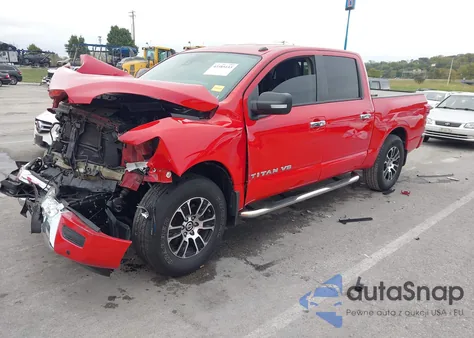2020 Nissan Titan Sv 4X2 из США, поврежденный, VIN 1N6AA1EF2LN507281